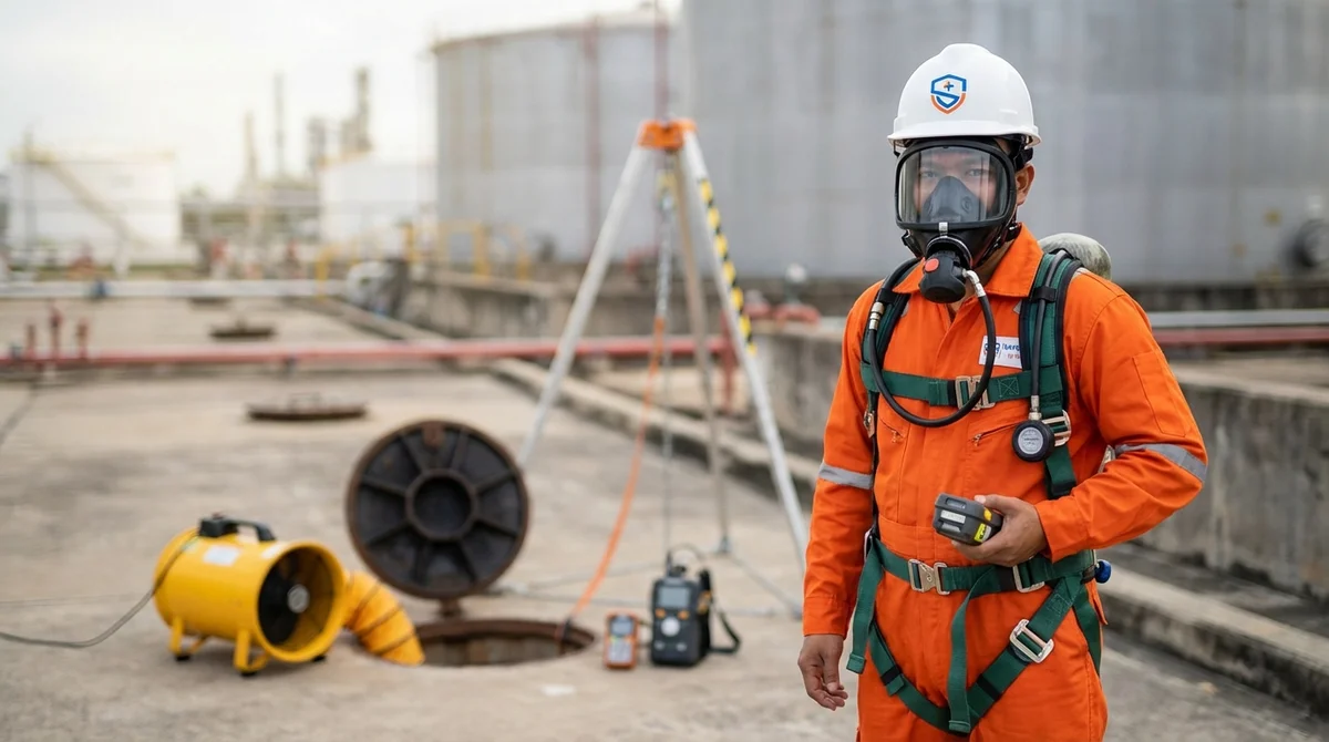 การฝึกปฏิบัติอับอากาศ 4 ผู้ - หลักสูตรอับอากาศ ที่ Safety Station โรงเรียนความปลอดภัย