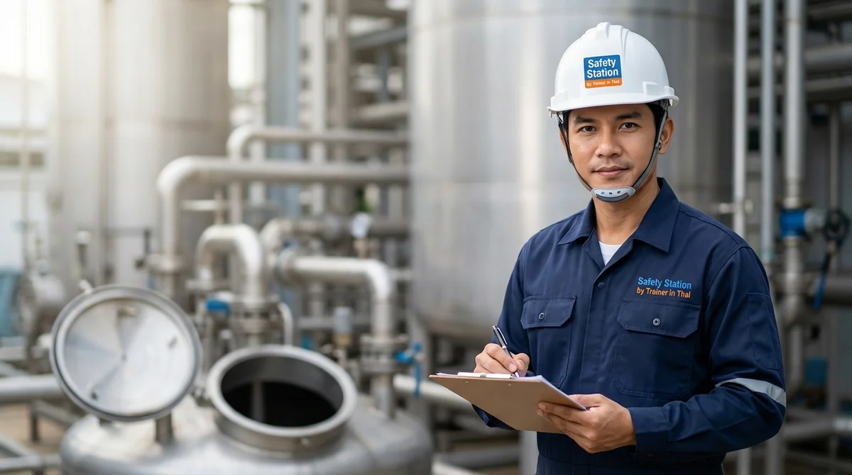 การทดสอบอับอากาศ 4 ผู้ - หลักสูตรอับอากาศ ที่ Safety Station โรงเรียนความปลอดภัย